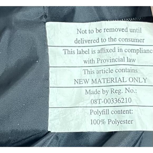 John Varvatos Star USA Black Quilted Puffer Hooded Zip Jacket Men's Size Medium - Picture 7 of 7